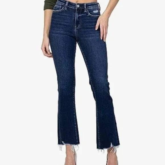 Dark Wash Bootcut Jeans – Flattering & Flared! - Picture 3 of 8